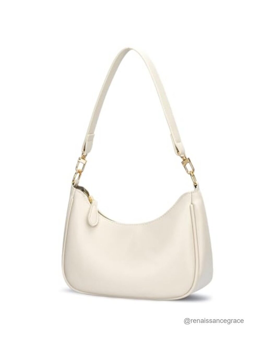 Faux Leather Hobo Shoulder Bag Women Cute Handbag Purse Gold Chain